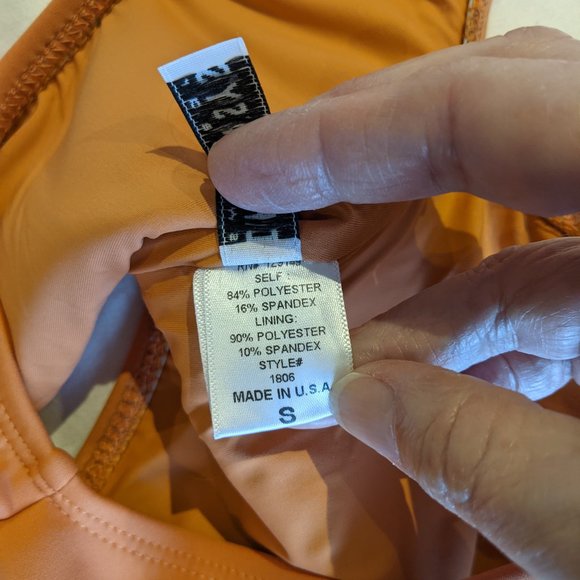 ↓↓LAST CALL - One Piece Swimsuit by Dippin’ Daisy’s – Small –Orange -  NWT - Picture 11 of 13